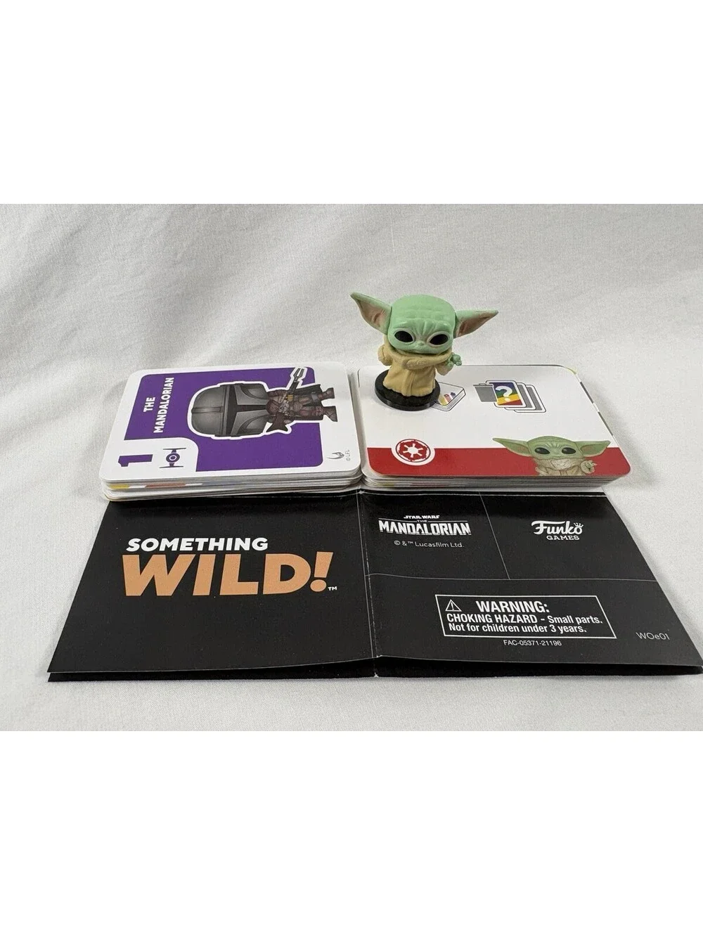 Funko Pop! Star Wars The Mandalorian SOMETHING WILD! Card Game and Figure